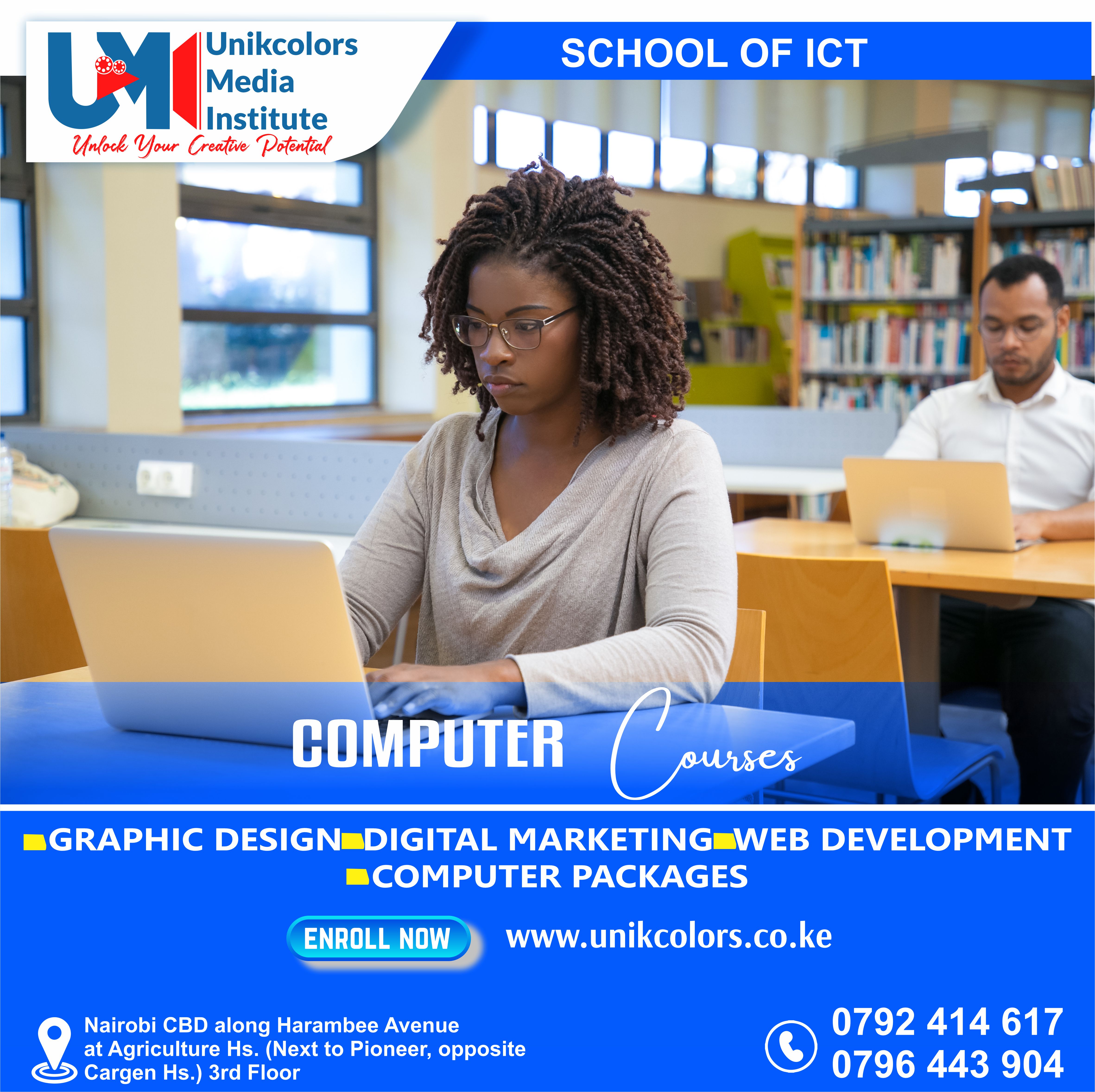 COMPUTER COURSES - DIGITAL MARKETING | GRAPHIC DESIGN | WEB DEVELOPMENT | COMPUTER PACKAGES COURSE